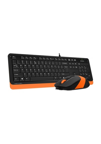 A4 TECH F1010 KABLOLU USB STANDART TURUNCU Q  KLAVYE+MOUSE