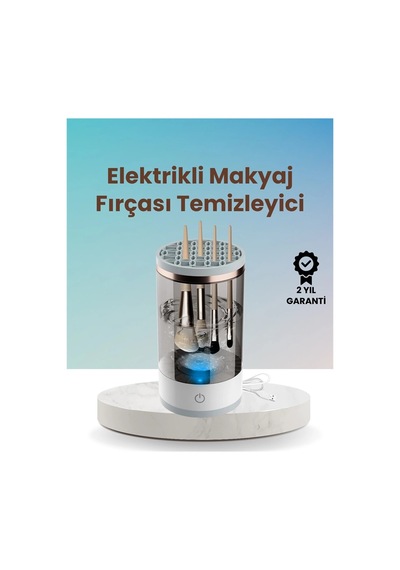 Usb Şarjlı Derin Temizlik Makyaj Fırçası Yıkama Makinesi