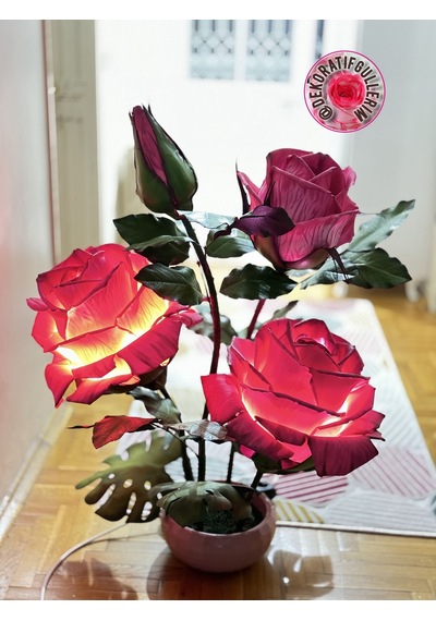 Favorite Pembe Lambader 112cm 2,5kg 220volt Dekoratif Organik