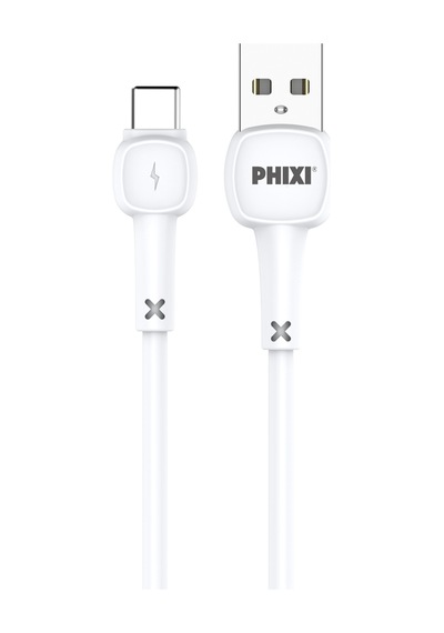 Phixi PCC511T Basic 2.1A Çift Çıkışlı Type-C USB Kablolu Araç Şar