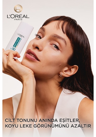 L'Oréal Paris Bright Reveal Koyu Leke Karşıtı Renkli Fluid Günlük Yüz Güneş Kremi SPF50+ Light 50 ML