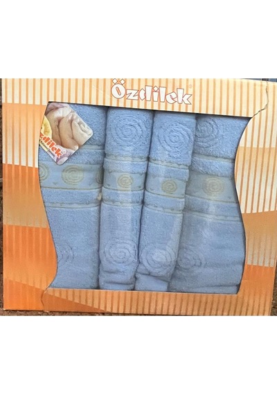 Özdilek Nihavent Best Set Hamam Takımı Mavi Çok Renkli