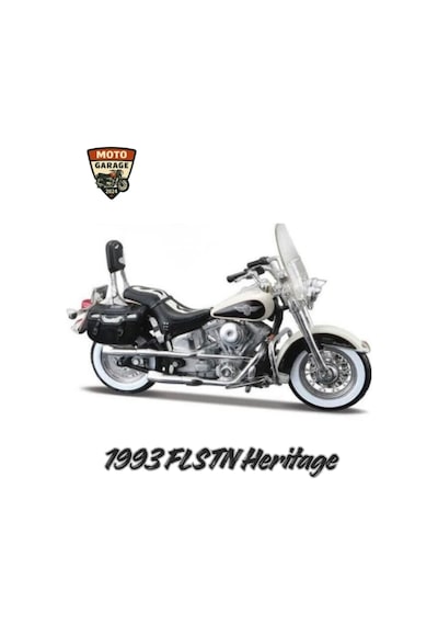 1:18 Harley-davidson 90'lar Klasikleri İkili Set - 1997 Fxdl Dyna & 1993 Flstn Heritage