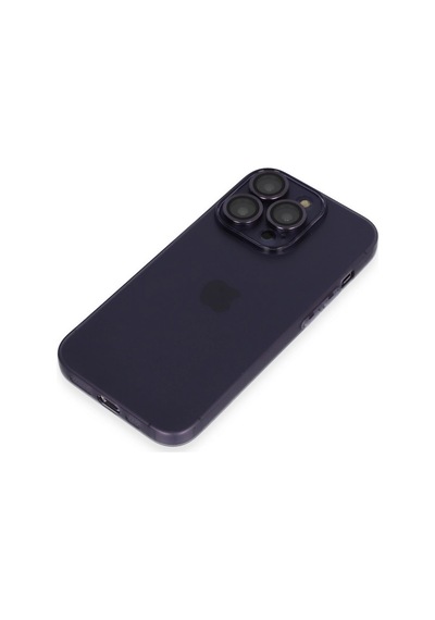 İphone 14 Pro Max Kılıf Luko Lens Silikon - Siyah