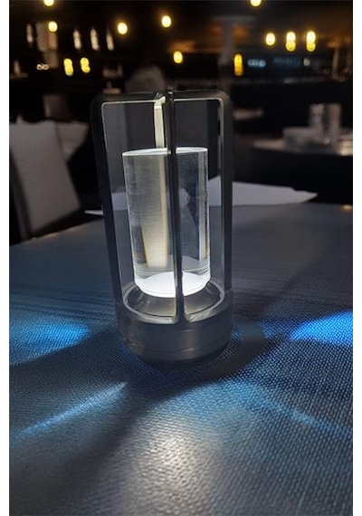 Cata Ct-8439 Vegas Masa Lambası 3 Renk Işık Fonksiyonlu Usb Şarjlı Silver Kasa Gri
