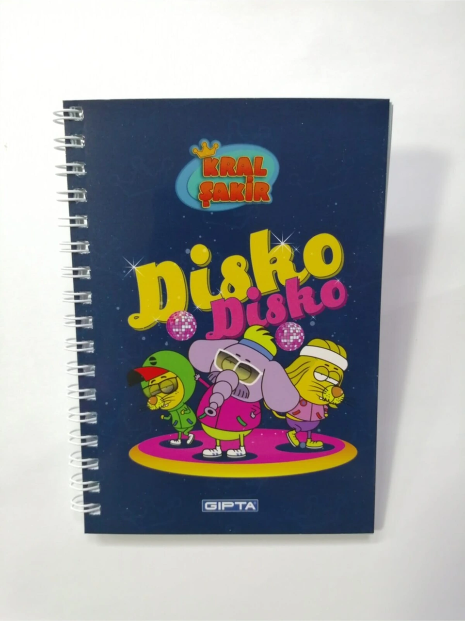 Kral Şakir Not Defteri- A6- 80yp- Çizgili / Disko 6014-1 Karışık