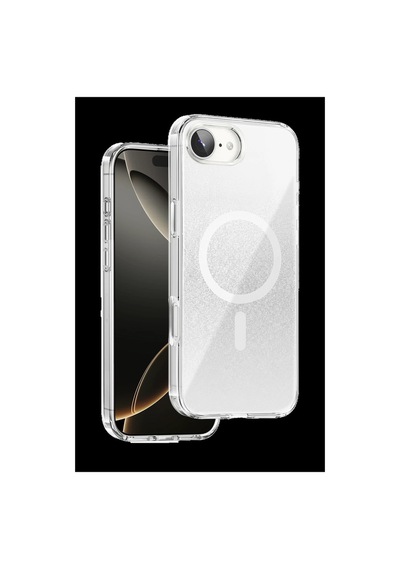 Onegif Apple iPhone Uyumlu 17e Sora Simli Magsafe Kapak - Beyaz İtdark56726