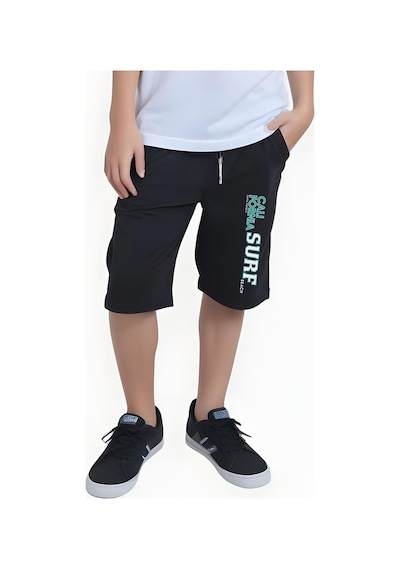 Fyk Kids Erkek Çocuk Yazlık Surf Baskılı Alt-üst Takım Beyaz