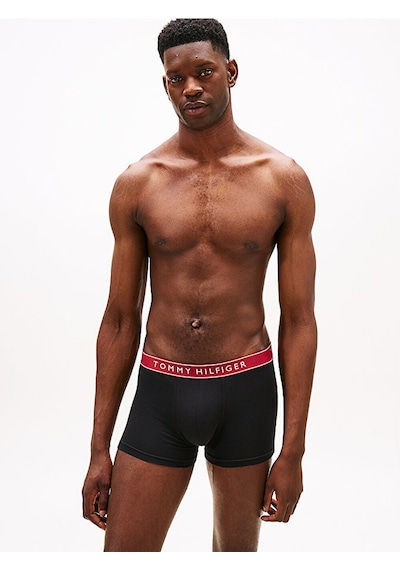 Tommy Hilfiger 3p Trunk Wb Erkek Pembe Boxer - Um0um03457 Tommy Hilfiger 3p Trunk Wb Erkek Pembe Boxer - Um0um03457