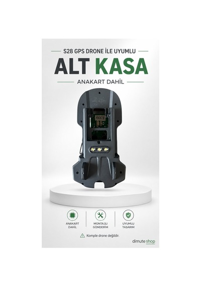 S28 Gps Drone Alt Kasa Anakart Dahil Montajlı Yedek Parça - 909652456