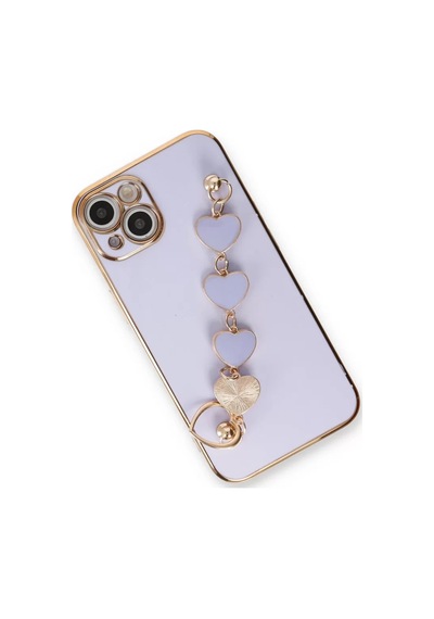 Newface Apple İphone 14 Kılıf Esila Silikon - Lila