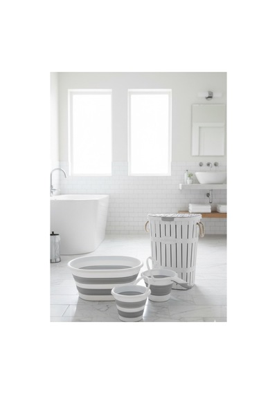 65 Litre Bambu Desenli Çamaşır Sepeti 3 Lü Set Katlanabilir Akordiyon Sepet Katlanabilir Su Kovası Beyaz - 825526510 Beyaz 65 Litre Bambu Desenli Çamaşır Sepeti 3 Lü Set Katlanabilir Akordiyon Sepet Katlanabilir Su Kovası Beyaz - 825526510 Beyaz