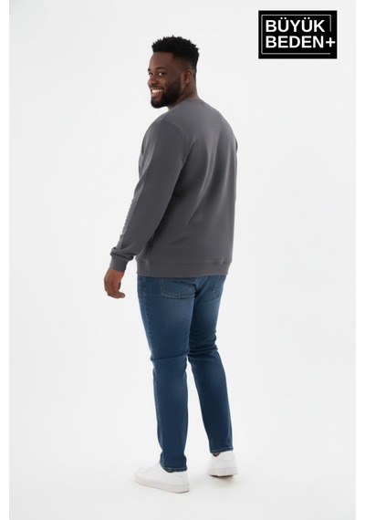 Süperlife Erkek Büyük Beden New York Baskılı Bisilet Yaka İnce Sweatshirt Spr26bsw956-5 Gri Süperlife Erkek Büyük Beden New York Baskılı Bisilet Yaka İnce Sweatshirt Spr26bsw956-5 Gri