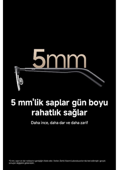 Xiaomi Mijia Akıllı Sesli Gözlük Bluetooth Kulaklık Titanyum