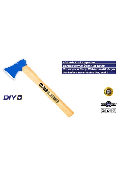 Fıxıo Balta 600 Gram Extra Sağlam Balta Keser Ev Tipi Profesyonel