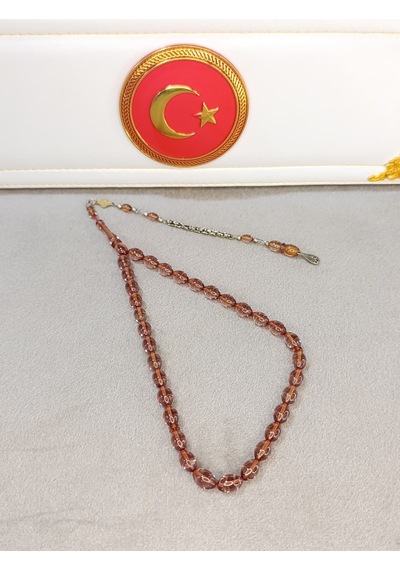 Ateş Kehribar Tesbih Eflatun Renk