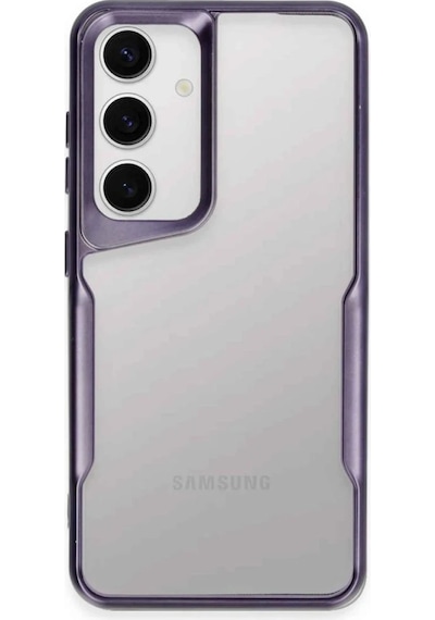 Gld-spt- Newface Samsung Uyumlu Galaxy A55 5g Kılıf Boyi Silikon Kapak - Derin Mor