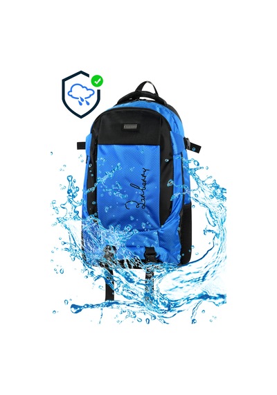 Galb Leather Outdoor Su Gecirmez Ortopedik Cift Suluklu Sirt Cantasi Yuruyus Seyahat Dagci Kamp Trekking Sırt-416 mavi