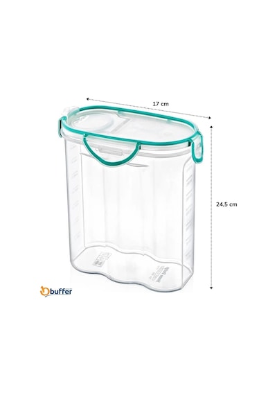 Buffer® Kilitli Kapaklı 24 Litre Erzak Kuru Gıda Saklama Kutusu