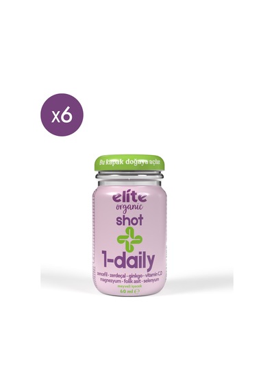 6'lı Shot 1-daily Baharat Ve Vitamin Mixli Meyveli İçecek 60 Ml
