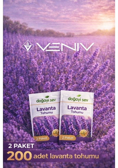 200 Adet Lavanta Tohumu - 2 Paket