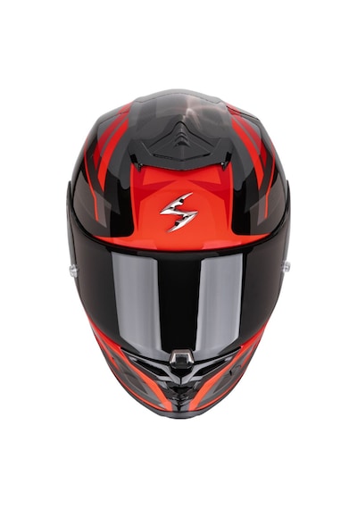 Scorpion Exo R1 Evo Iı Air Vital Spor Motosiklet Kaskı Siyah Gümüş Kırmızı Siyah