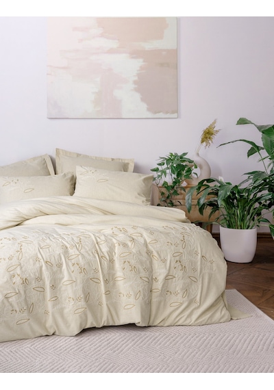 Cotton Box Cotton Keten Çift Kişilik Nevresim Takımı Lapelis