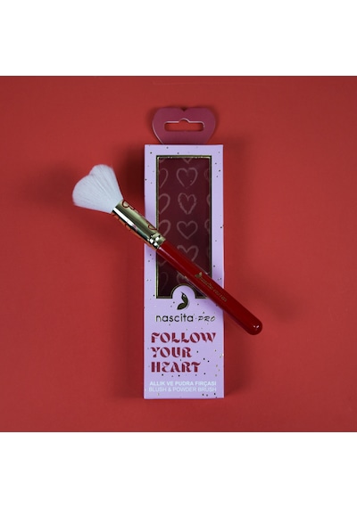 Nascita Love Kalp Allık Ve Pudra Fırçası