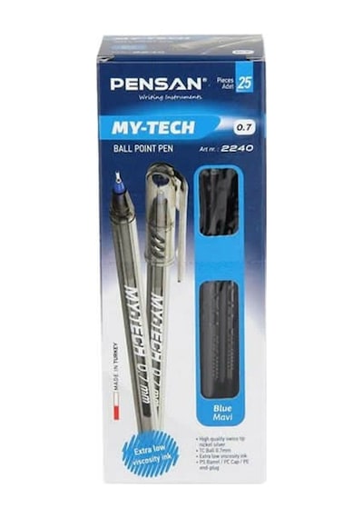 Pensan My-tech 25 Li 0,7 Mm Mavi Tükenmez Kalem