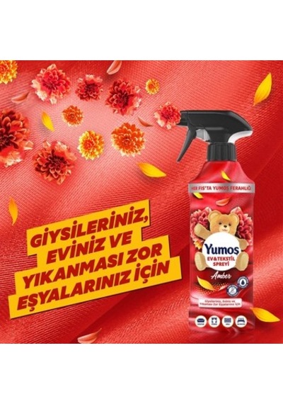 450 Ml Yıkanması Zor Eşyalar İçin Amber Sprey 100'lü Set