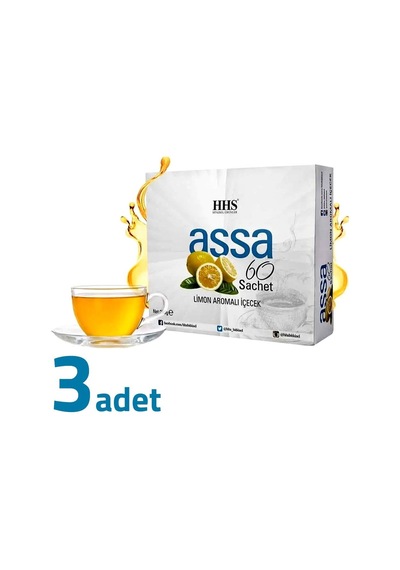 Hhs Assa 60 Sachet Limon Aromalı Bitki Form Çayı 3 x 240 G