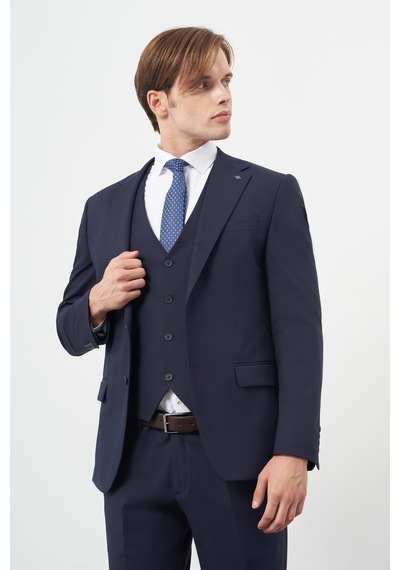 İmza Lacivert Mono Yaka Yelekli 6 Drop Slim Fit Dar Kesim Basic Takim Elbise 1001245386 Lacivert İmza Lacivert Mono Yaka Yelekli 6 Drop Slim Fit Dar Kesim Basic Takim Elbise 1001245386 Lacivert