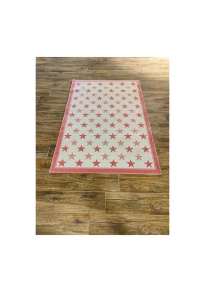 Hello Kids Kd29a Pembe-krem Halı