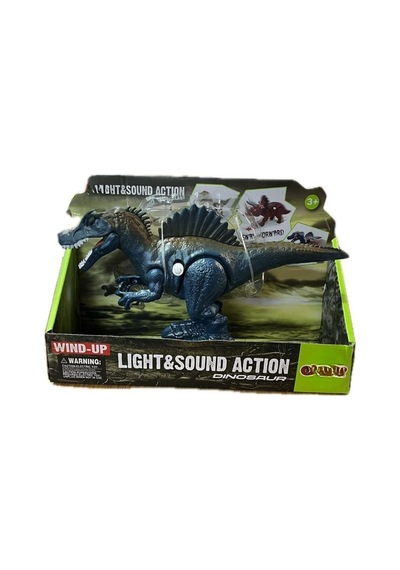 Sh40652 Kurmalı Işıklı Sesli Yürüyen Dinozor