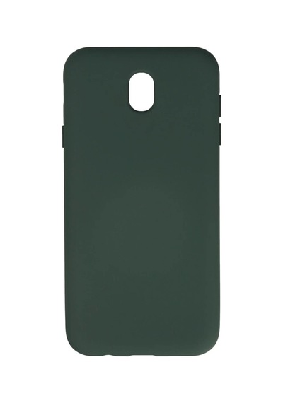 Samsung Galaxy Uyumlu J7 Pro / J730 Kılıf Nano İçi Kadife Silikon - Koyu Yeşil Bz8683140264314