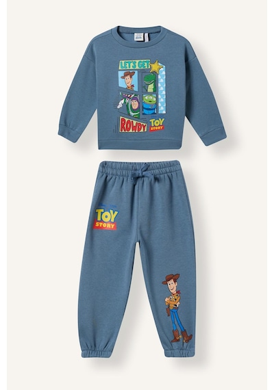 Defacto Toy Story Lisanslı Baskılı Uzun Kollu Üst Lastikli Paça Alt 2li Takım Erkek Bebek I3539a526wnbe739 Mavi-be739