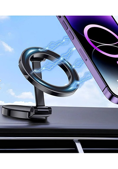 Güçlü Magnetic Torpido Üstü Araç İçi Telefon Tutucu Magsafe Uyuml