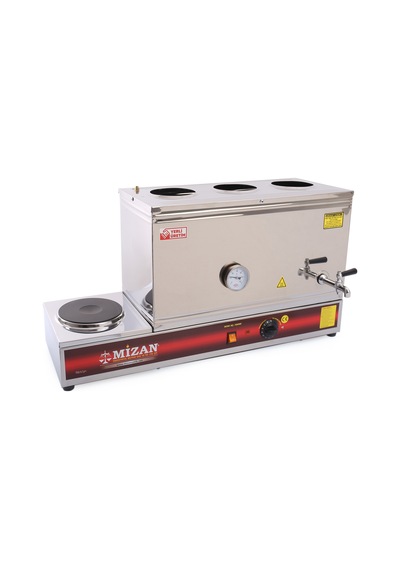 Mizan Elektrikli 40 L Çay Ocağı Kazanı Inox