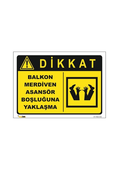 Balkon Merdiven Boşluğuna Yaklaşma - Isg Levhası