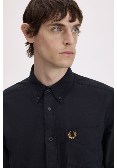 Fred Perry M5516 Oxford Erkek Gömlek Siyah