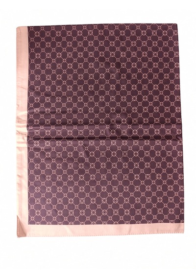 Özense Koyukahve Renkli 180 X 70 Cm Boyunda Desenli Pamuk Soft Şal Koyu Kahve