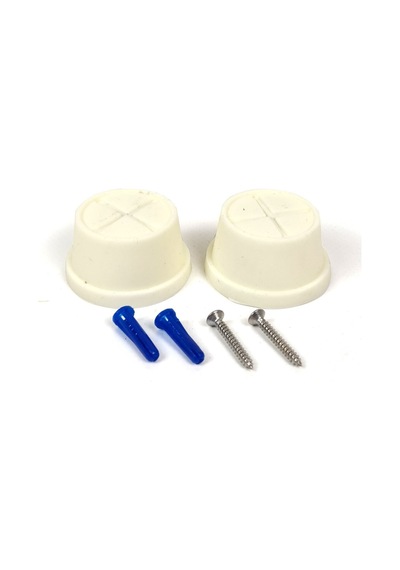 Mutfak Banyo Pratik Silikon Bez Askısı 2 Adetli Set Krem Renk Rd001 Plastik Beyaz Diğer