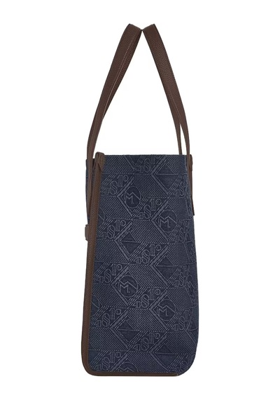 Montblanc 4810 Denim El Çantası 221588 Mavi