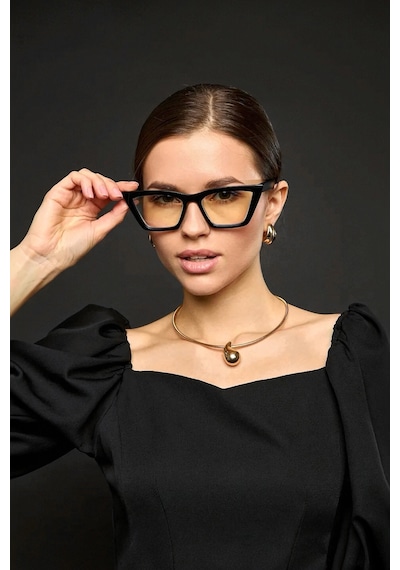Habeq Cat Eye Kesim Popüler Kadın Mavi Işık Koruyucu Optik Uyumlu Çok Renkli