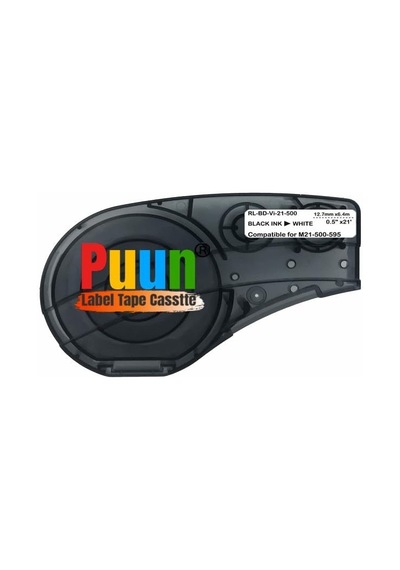 Puun Brady Bmp21-lab, Bmp21-plus, M210, M210-lab, M211 M21-500-595-wt-bk 142807 Vinil Güçlü Yapışkanlı Beyaz Üzer Diğer
