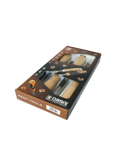 Narex 863510 Wood Line Oluklu Iskarpela Seti 4 Parça
