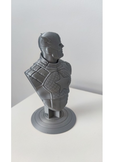 Captain America - Kaptan Amerika Gri Figür / Büst - Biblo 13 Cm