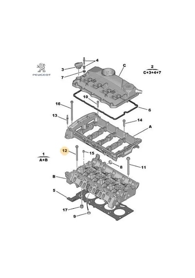 Silindir Kapak Civatasi Boxer-transit V184/v347