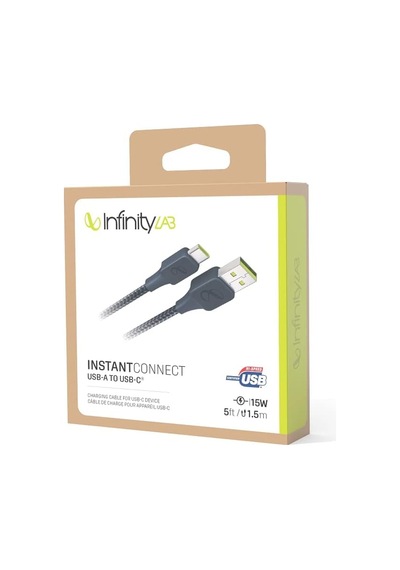 Infinitylab By - Instantconnect Kablo Usb-a Usb-c,mavi,1.5m Standart