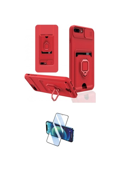 Cep 20-26 Apple Uyumlu İphone 7 Plus Kılıf Vadi Form Prime İkili Koruma Seti Najmaddin Pembe